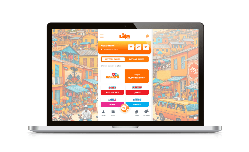 Lisa Lotto Mobile Application